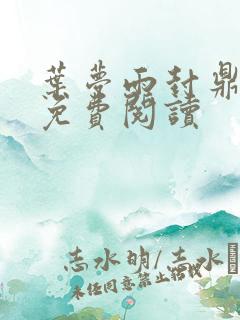 叶梦雨封鼎小说免费阅读