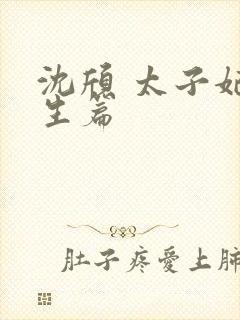 沈颀 太子妃重生篇