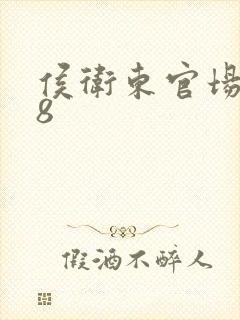 侯卫东官场笔记8