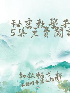 秘密教学子豪65集免费阅读