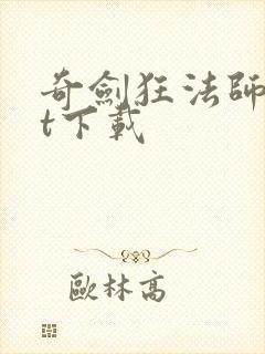 奇剑狂法师txt下载