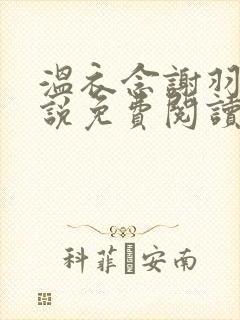 温衣念谢羽渊小说免费阅读