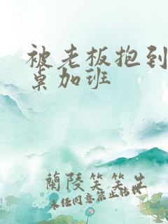 被老板抱到办公桌加班