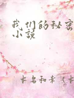 我们的秘密泰剧小说