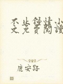 不止钟情小说全文免费阅读