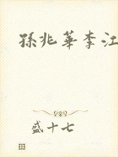 孙兆华李江小说