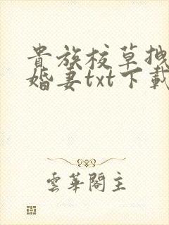 贵族校草拽拽未婚妻txt下载