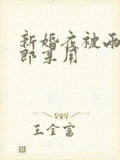 新婚夜被两个伴郎享用