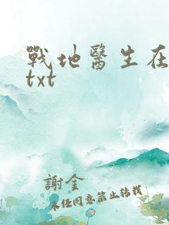 战地医生在都市txt