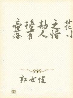 帝后劫之花开花落有人惜 小说