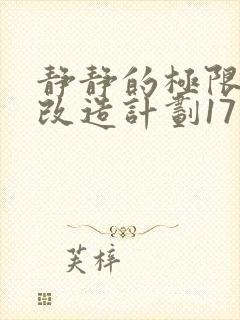 静静的极限自我改造计划17