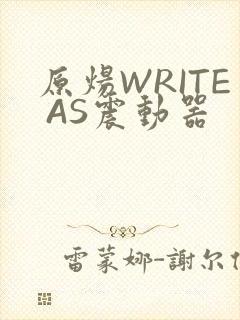 原炀WRITE AS震动器