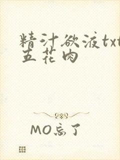 精汁欲液txt五花肉