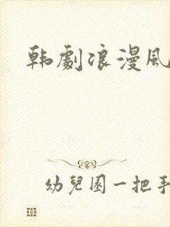韩剧浪漫风暴