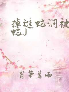 掉进蛇洞被一堆蛇J