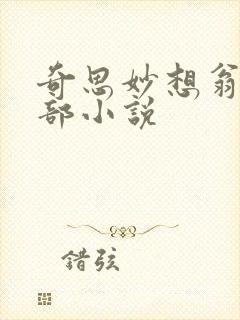 奇思妙想翁的全部小说