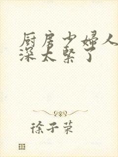 厨房少妇人妻好深太紧了