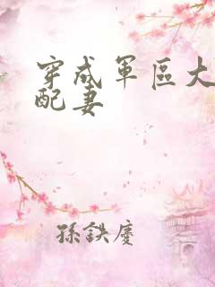 穿成军区大佬女配妻