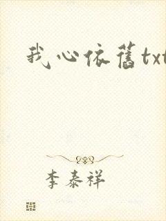 我心依旧txt