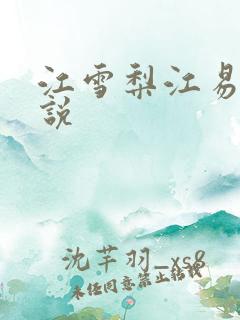 江雪梨江易山小说