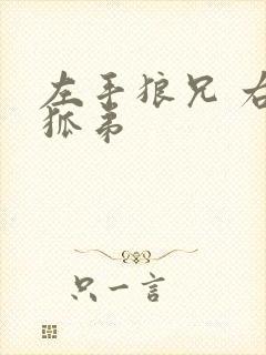 左手狼兄 右手狐弟