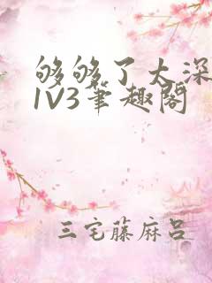 够够了太深了H1V3笔趣阁