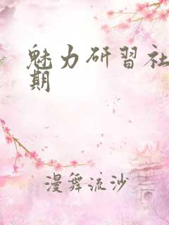 魅力研习社43期