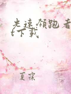 光速领跑者txt下载