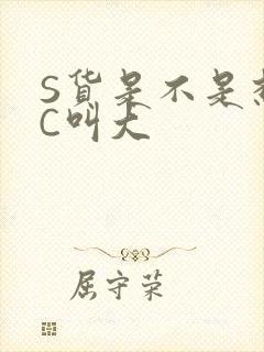S货是不是想挨C叫大