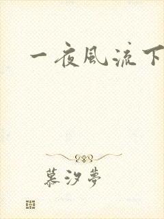 一夜风流下载