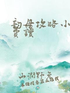 韵母攻略小说免费读