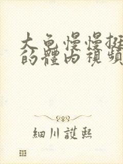 大龟慢慢挺进我的体内视频