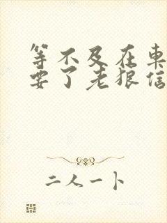 等不及在车里就要了老狼信息