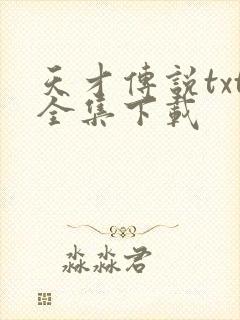 天才传说txt全集下载