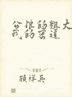 公狼的粗大挺进我的密道