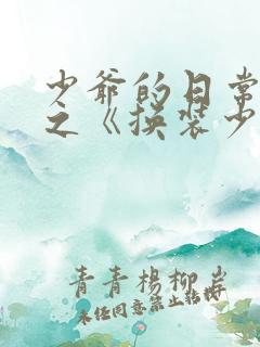 少爷的日常生活之《换装少女》