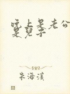 晚上是老公白天是儿子