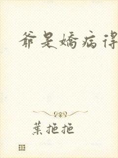 爷是娇病得宠着