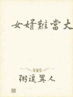 女婿难当大结局