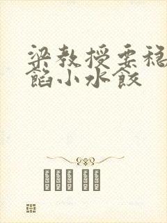 梁教授要稳住肉馅小水饺