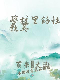 学校里的性教学教具