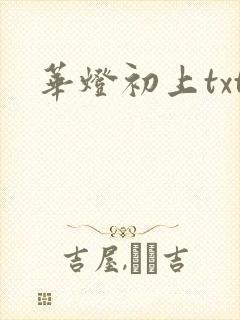 华灯初上txt