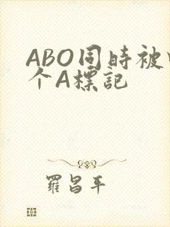 ABO同时被四个A标记