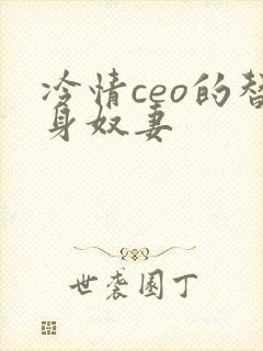 冷情ceo的替身奴妻
