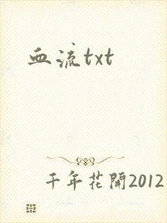 血流txt