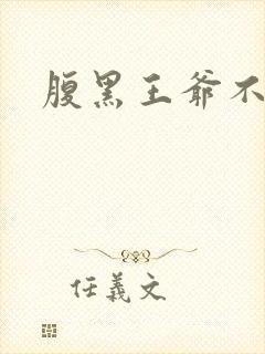 腹黑王爷不良妻