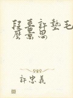 段嘉许垫毛巾什么意思