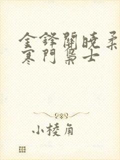 金锋关晓柔小说寒门枭士