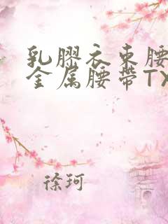 乳胶衣束腰勒紧金属腰带TXT