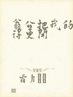 翁公把我的腿分得更开